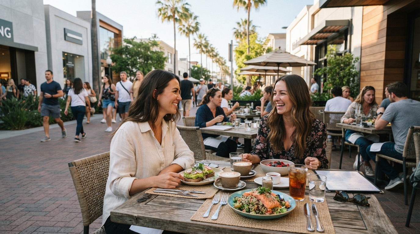 Dining and café experiences near Third Street Promenade in Santa Monica